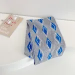Blue with grey