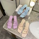 Women's high-heel braided sandals, stylish and comfortable, perfect for any occasion, featuring a modern and sophisticat — photo 3