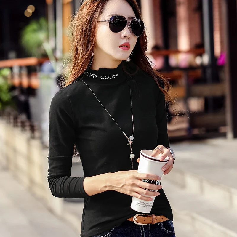 Title 4, Black Half High Collar Padded Base Shirt for ul...