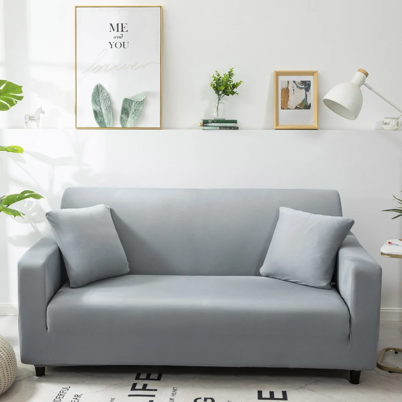 Capa de sofá minimalista em seda de leite para casa, cor sólida, protege e transforma seu sofá com suavidade, estilo e facilidade na instalação. — foto 11