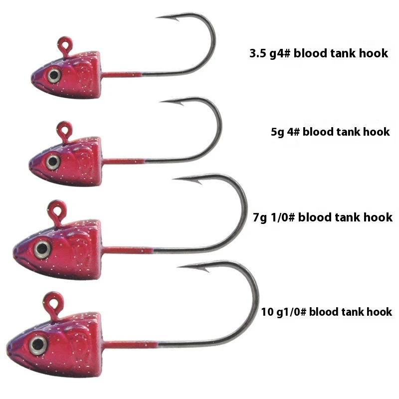 Title 8, Fisch-Typ Angelhaken für Outdoor-Angeln Wurmhak...
