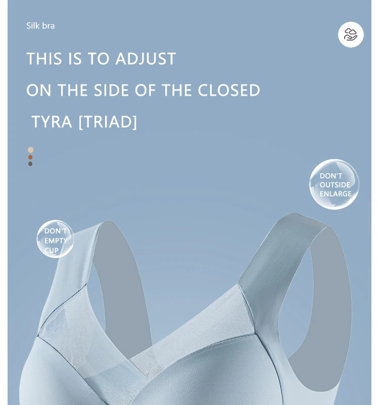 Title 8, Plus Size Underwear Wireless Beauty Back Bra Th...