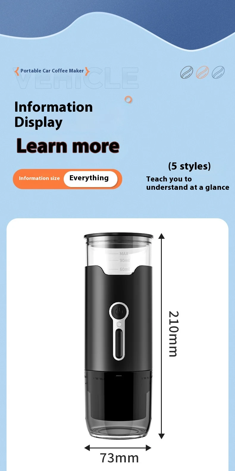 Title 15, Portable Coffee Machine Pressure Fully Automati...