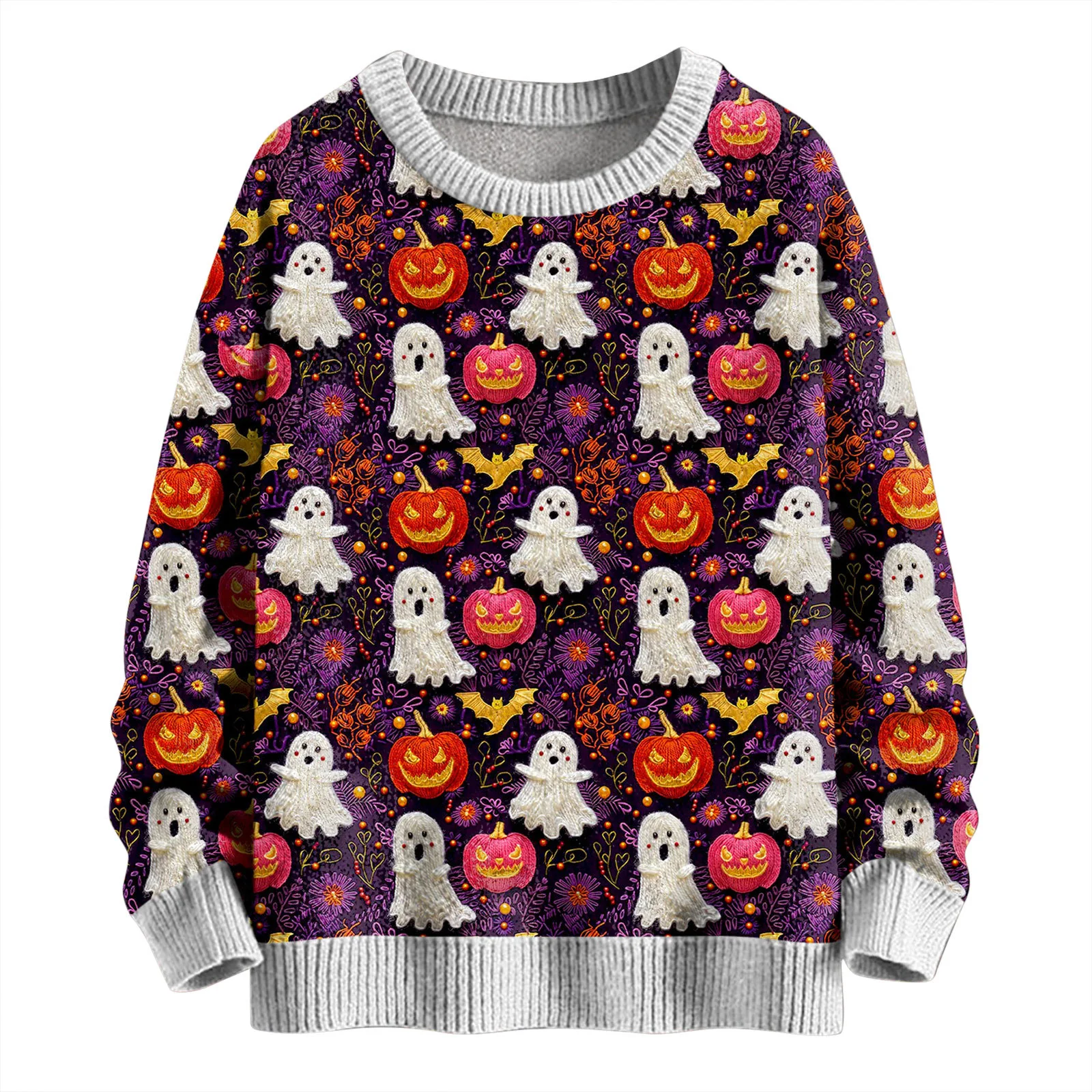 Title 21, Suéter estampado masculino e feminino com gola ...