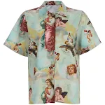 Camicia con bottoni Angelica Cattolica. Esprimi la tua fede con stile e comfort. Morbida e traspirante, perfetta per un look devoto quotidiano. — foto 3