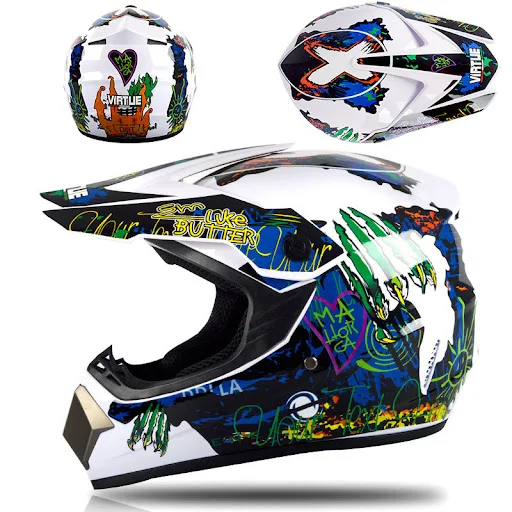 Title 4, Junior Motocross Helmet Designed for Young Ride...