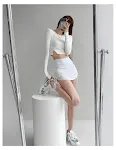 Tight Dancing Fitness Short Skirts Trendy Modern Style Comfortable and Supportive Perfect for Dancing and Workouts Freed — photo 8