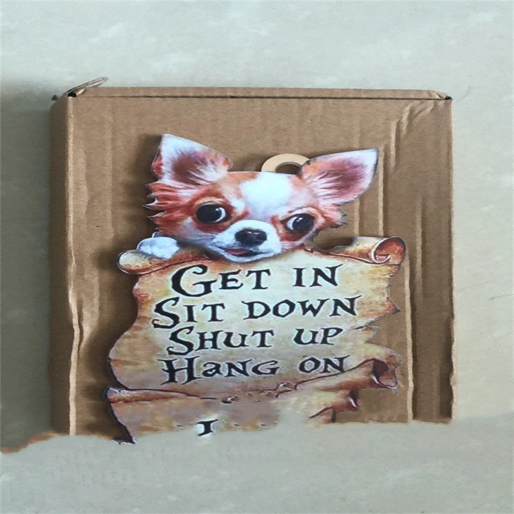 Double-sided Pet Dog Car Ornament Decorate your car with this adorable dog ornament and enjoy a fun, cheerful atmosphere — photo 3