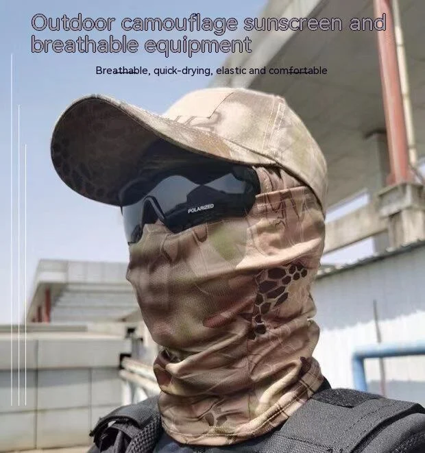 Title 4, Conjunto de Boné de Beisebol Camuflado e Máscar...