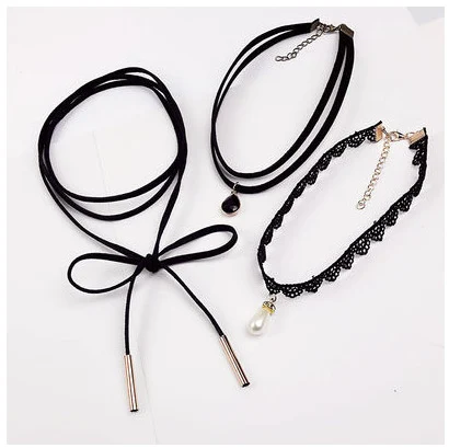 Collana del colletto in pizzo Chocker Harajuku Accessori femminili — foto 31