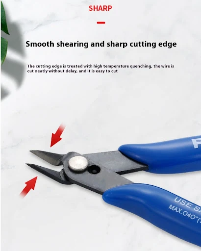 Title 4, Industrial Grade Slanting Forceps for DIY, Hand...