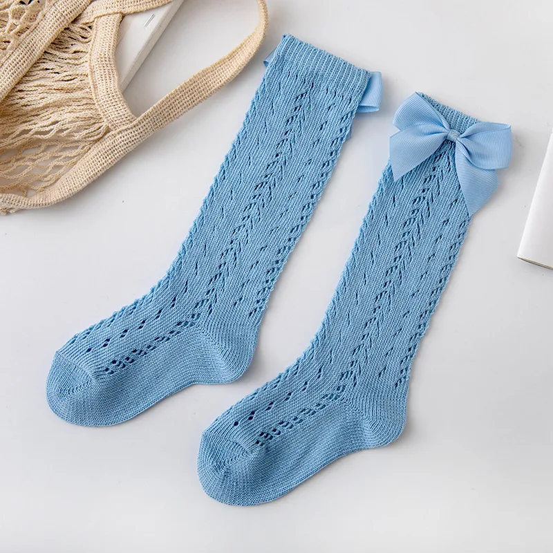 Hollow Loop Mesh Calf Socks For Children — photo 16