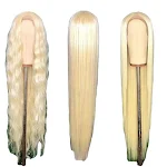 Peruca de cabelo cacheado longo médio multicolorida. Ideal para festas, fantasias e um visual renovado, com cachos vibrantes. — foto 4