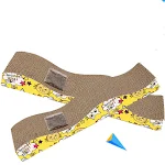 Wave type cat scratcher made of corrugated paper. Provides an ideal scratching surface, saves furniture, and is durable. — photo 4