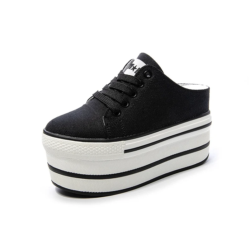 Title 6, Womens casual low-cut inner-increasing canvas ...