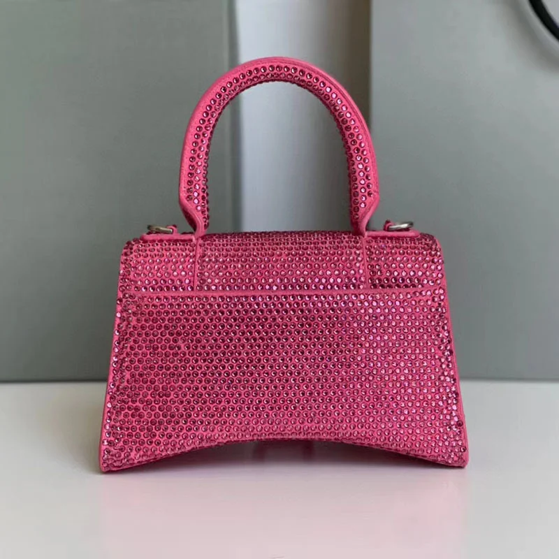Title 5, Bolsa Ampulheta Lingbling com Diamantes Pesados...