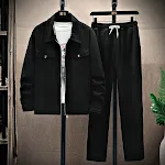 Jaqueta Casual Masculina com Zíper e Textura Waffle Conforto e Estilo para o Dia a Dia Perfeita para um Visual Descontraído Leve e Versátil — foto 3
