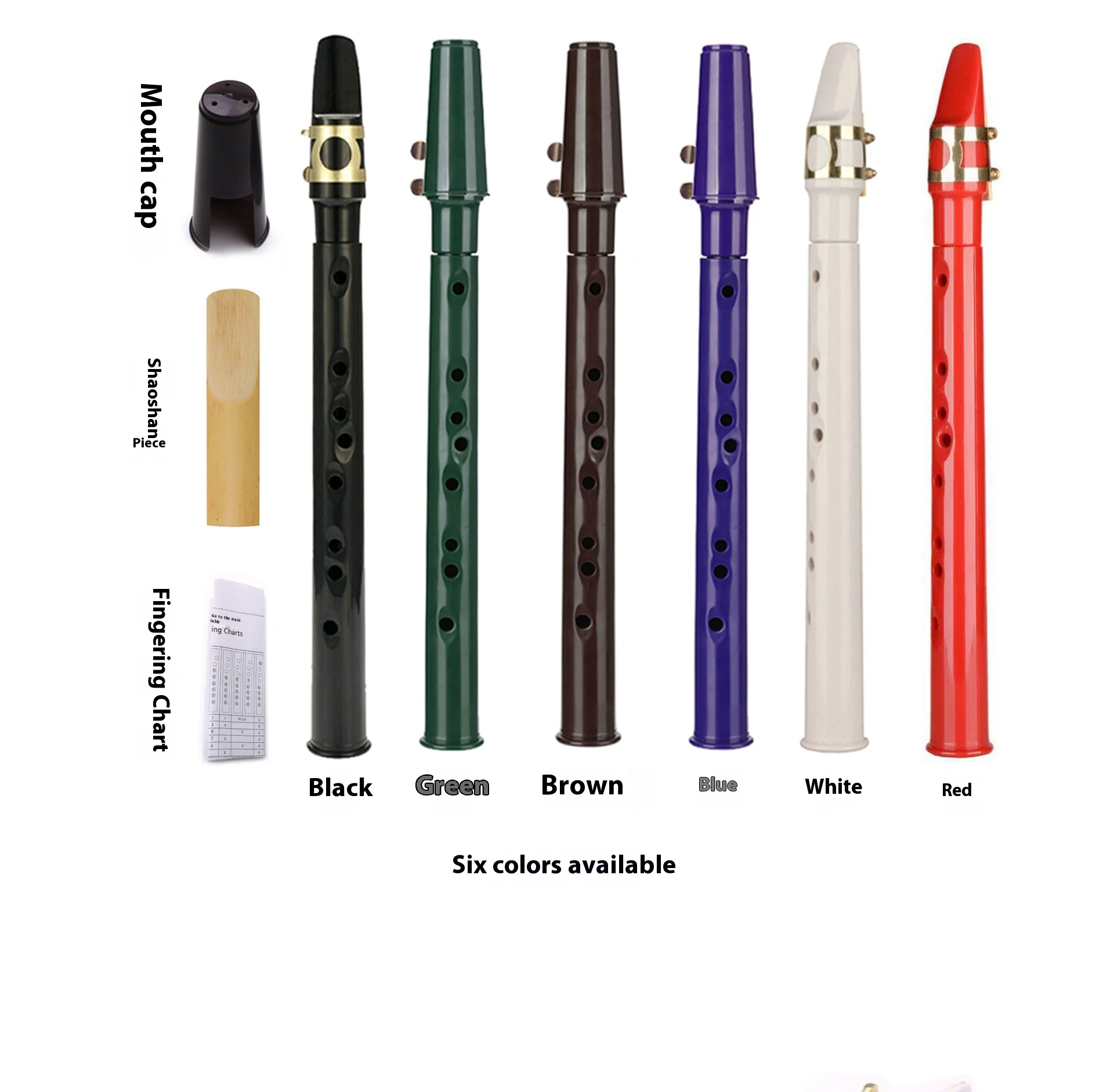 Title 4, Portable Pocket Saxophone 8-Hole Mini — Play mu...