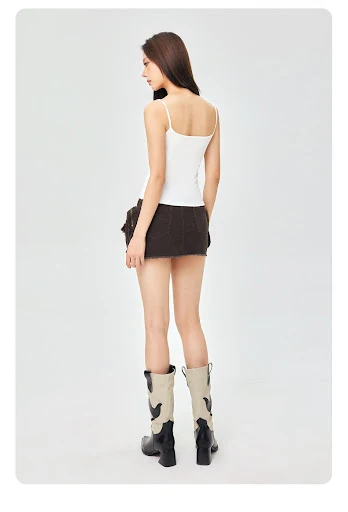 Title 4, Camisole Gilet Senza Maniche Sexy Stile America...