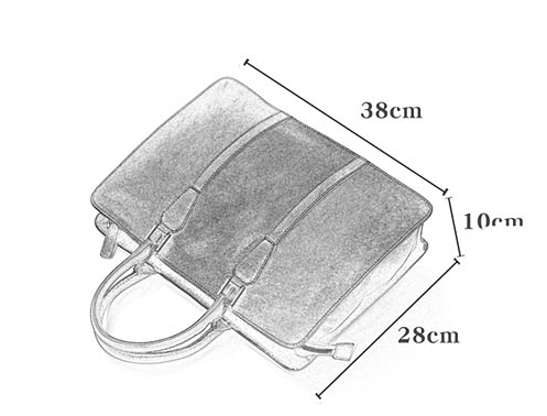 Title 1, Nova bolsa masculina horizontal retrô de couro ...