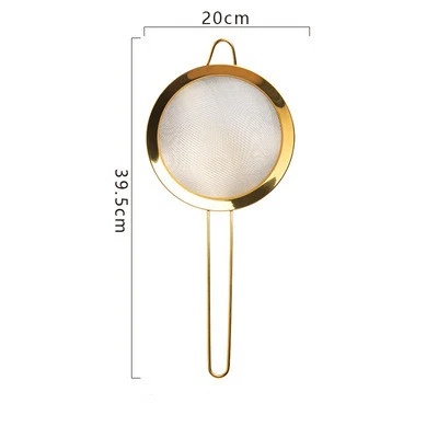 Title 5, Creative Golden Stainless Steel Flour Sieve Kit...