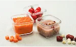 Fresh-Keeping Glass Box Preserve Food Freshness Longer, Airtight Seal, Stain Resistant, Odor Proof, Perfect for Refriger — photo 3