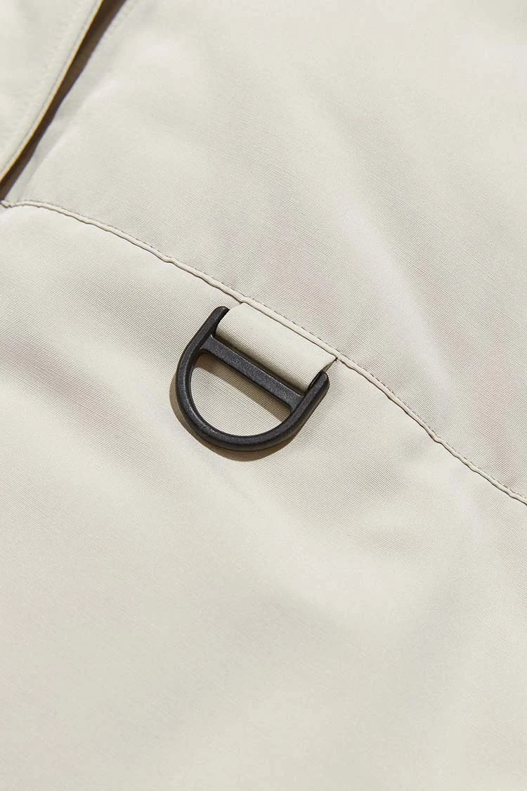 Wasserdichte, warme, gepolsterte Herrenjacke, Fake-Two-Piece, Tooling, Multi-Taschen, verdickt, ideal für kalte Tage und Arbeit — foto 16