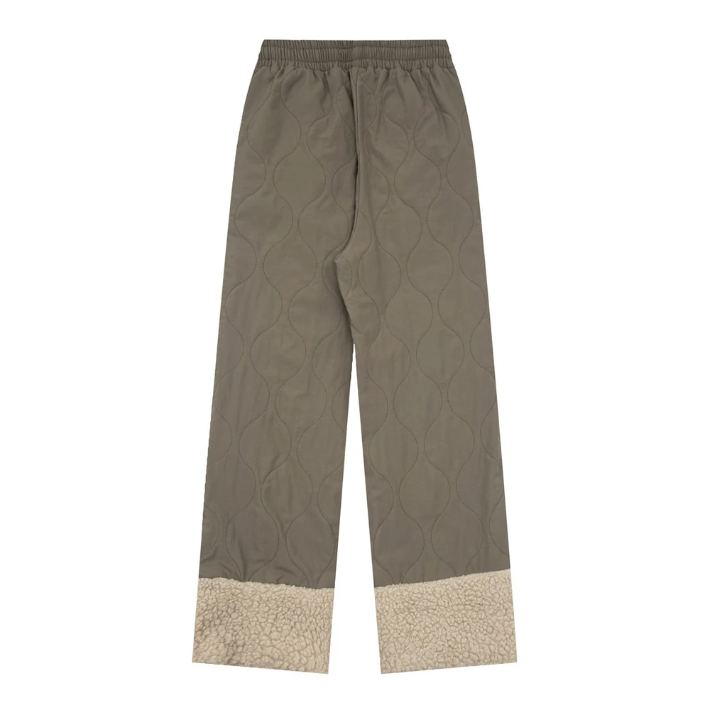 Geruite rechte katoenen broek voor heren met elastische taille. Comfortabel en casual, ideaal voor dagelijks gebruik en een relaxte uitstraling. — foto 15