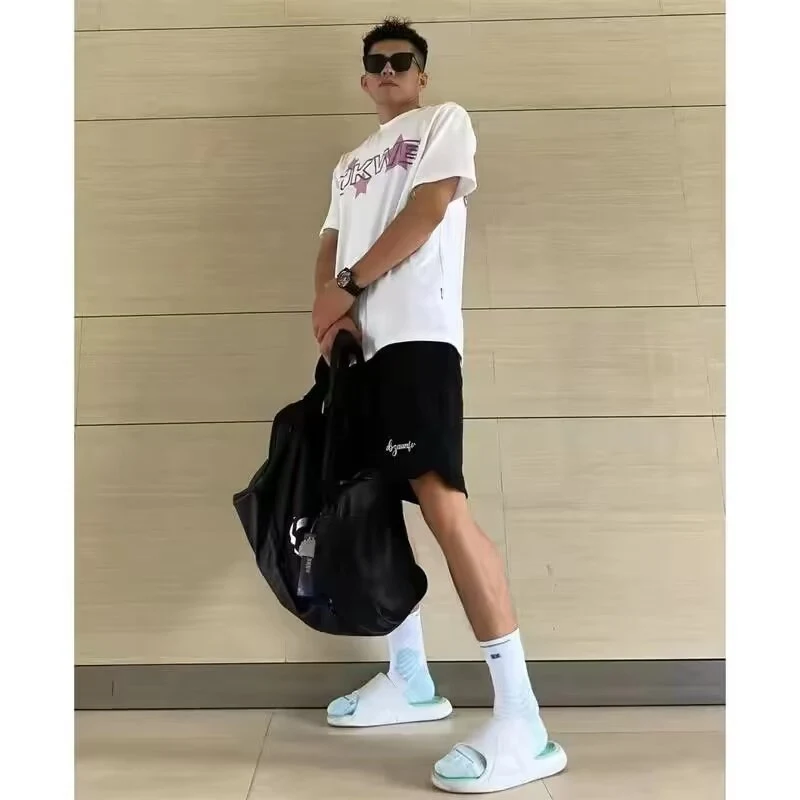Title 4, Straight Loose Casual Pants Trendy Sports