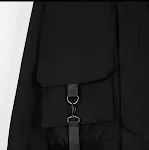 Jaqueta masculina funcional com gola alta para vento. Moda e proteção combinadas para enfrentar o clima. Conforto e estilo garantidos. — foto 8