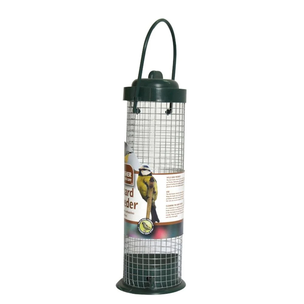 Title 7, Outdoor Mesh Bird Feeder with Hanging Hook Dark...