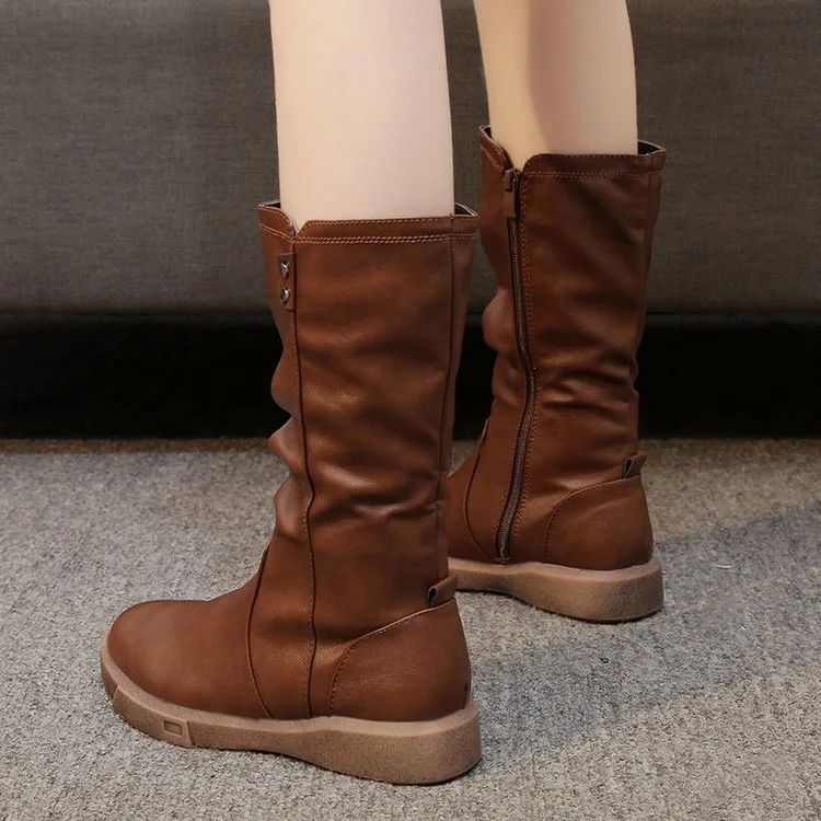 Title 2, All-match non-slip mid boots offering versatili...