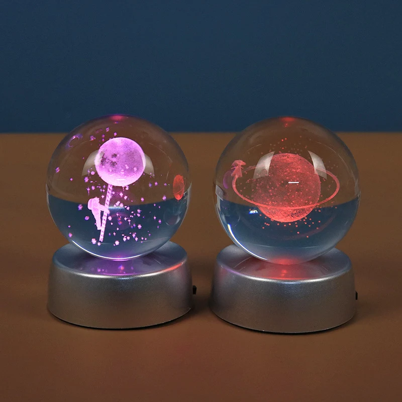 Title 6, Starry Galaxy Series Crystal Ball Luminous 3D C...