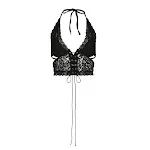 Women's Summer Halter Vest Backless Top, offering a stylish and breezy look. Perfect for hot weather and adding a touch — photo 5