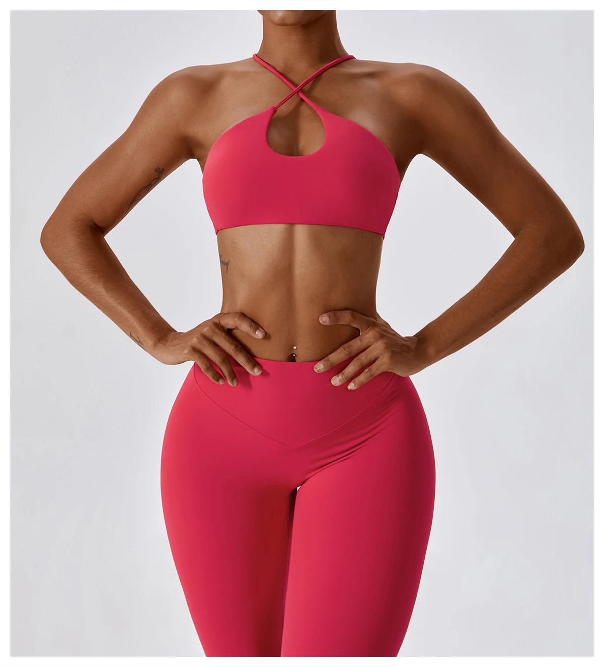 Title 16, Womens Cross Push-up Beauty Back Yoga Bra Runn...