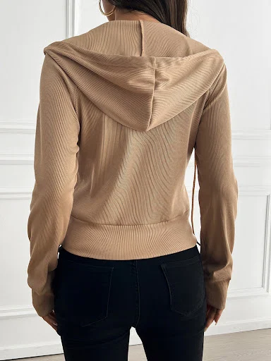 Title 16, Casaco cardigan feminino elegante, slim-fit, cu...