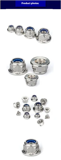 Title 1, Stainless Steel Flange Nylon Insert Lock Nut, p...