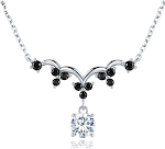 Colar de prata esterlina para mulheres Joia da moda Design elegante e sofisticado Acessório perfeito para realçar seu visual Presente ideal — foto 1