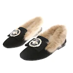 Little Bee Flip Hair Korean Style Square Toe Flat One-Piece Women's Shoes in large sizes, comfortable, stylish and perfe — photo 1