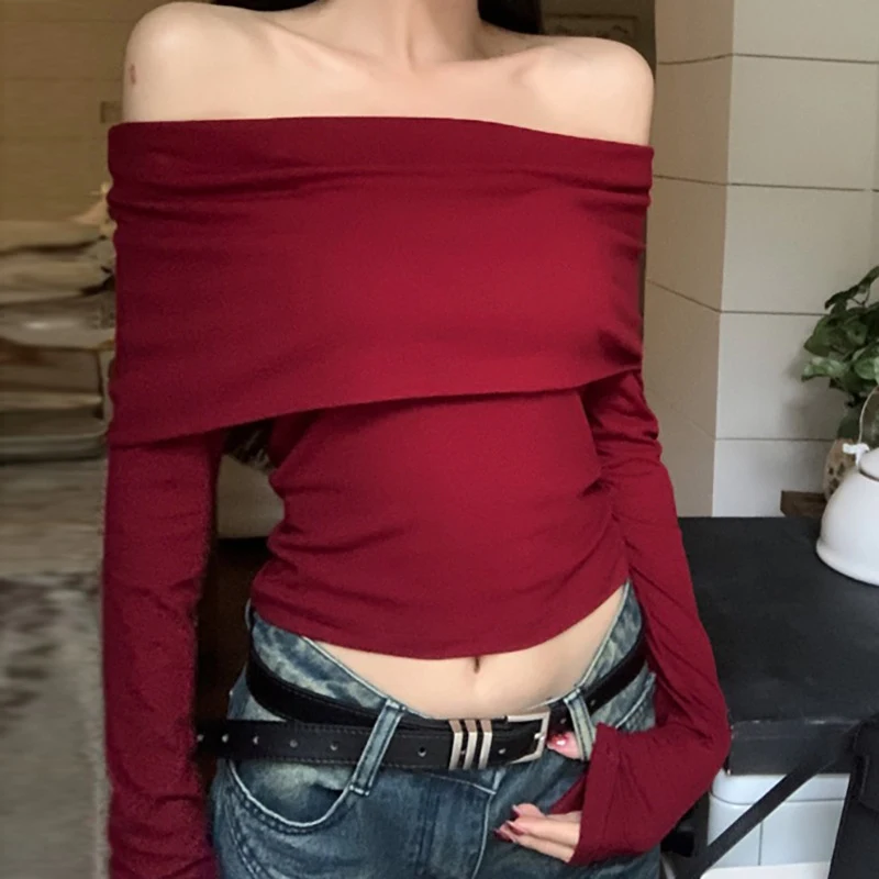 Title 3, Fashion Tight Bottoming Shirt T-shirt for Women...
