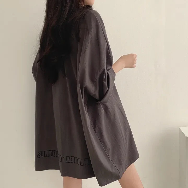 Mid-length Cotton Short-sleeved T-shirt For Women Summer — photo 24