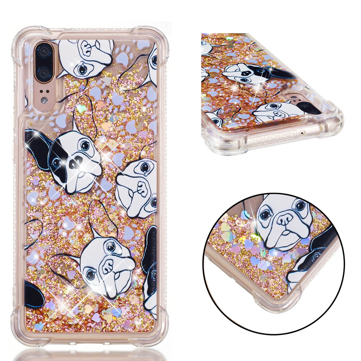 Transparent glitter quicksand TPU soft shell, protect your phone in style and enjoy the dynamic visual effect with this — photo 5