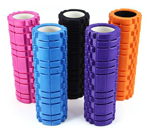 Rolo de espuma para yoga Alívio da tensão muscular, melhora a flexibilidade e a recuperação. Ideal para massagem e exercícios em casa. — foto 12