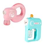 Children's Electric Cartoon Bubble Machine, creates fun bubbles for hours of outdoor play and entertainment, making play — photo 2
