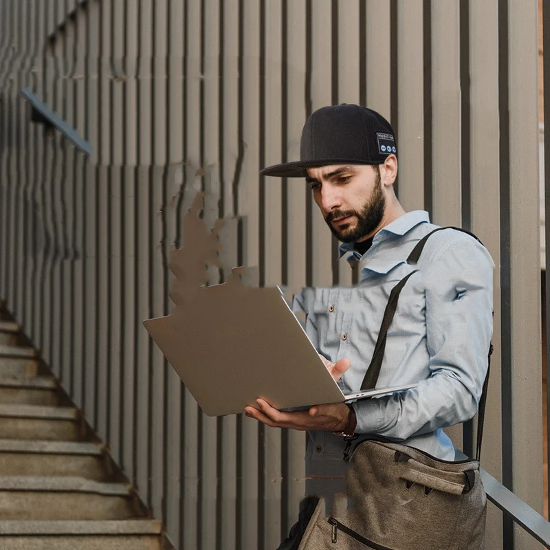Bluetooth Muziek Hoed Outdoor Creatieve Muziek Draadloze Hoofdtelefoon Ideaal voor Buiten Activiteiten Geniet van je favoriete muziek tijdens sport en vrijetijd — foto 3
