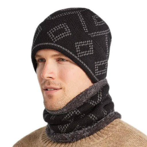 Title 9, Hedging Hat with Thick Square Pattern Keeps You...