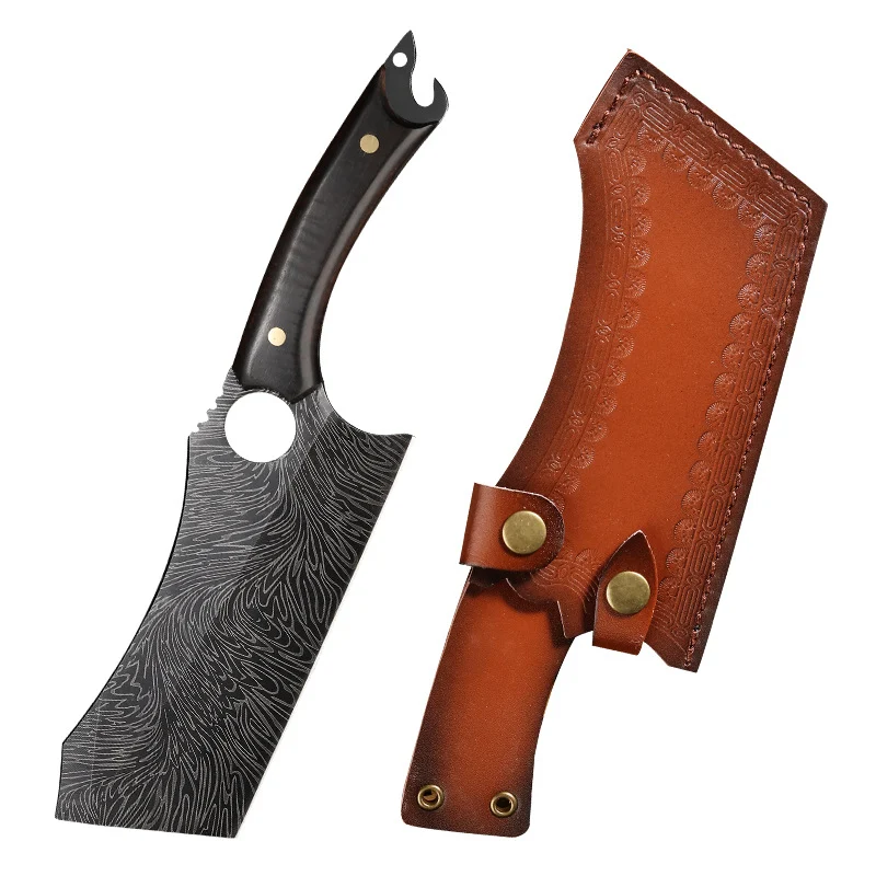 Title 5, Black Titanium Ring Tactical Kitchen Knife 5 Mu...