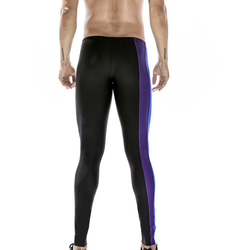 Calças esportivas justas respiráveis para homens, modeladoras, ideais para exercícios e conforto, oferecendo suporte e liberdade de movimento. — foto 3