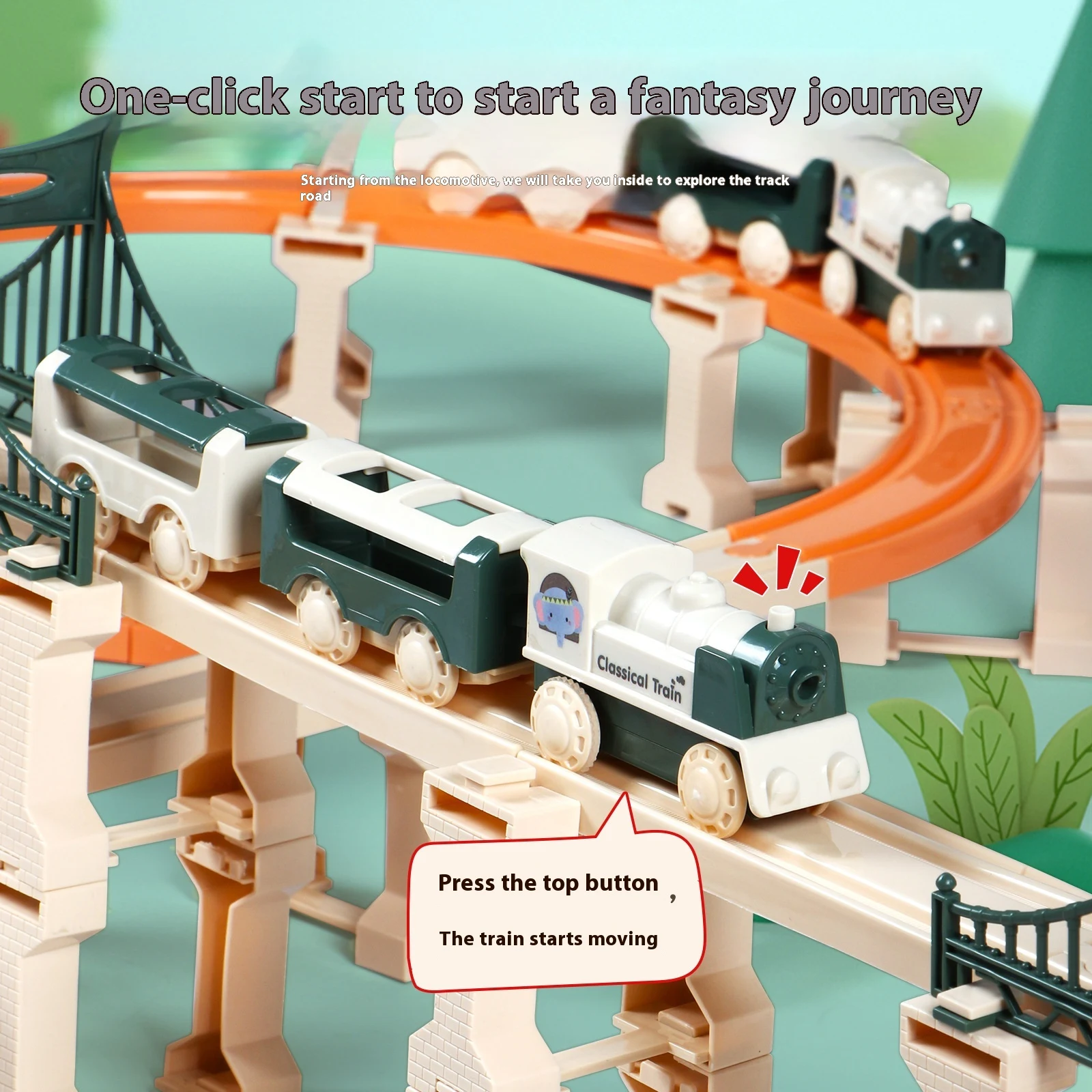 Splicing Blocks Bridge Car Electric Children's Educational Toys Build a World of Fun and Learning Develop STEM Skills Cr — photo 8