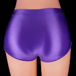 Dames glanzende elastische, nauwsluitende yoga fitness shorts. Perfect voor training, biedt comfort en bewegingsvrijheid. — foto 10